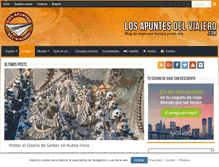 Tablet Screenshot of losapuntesdelviajero.com